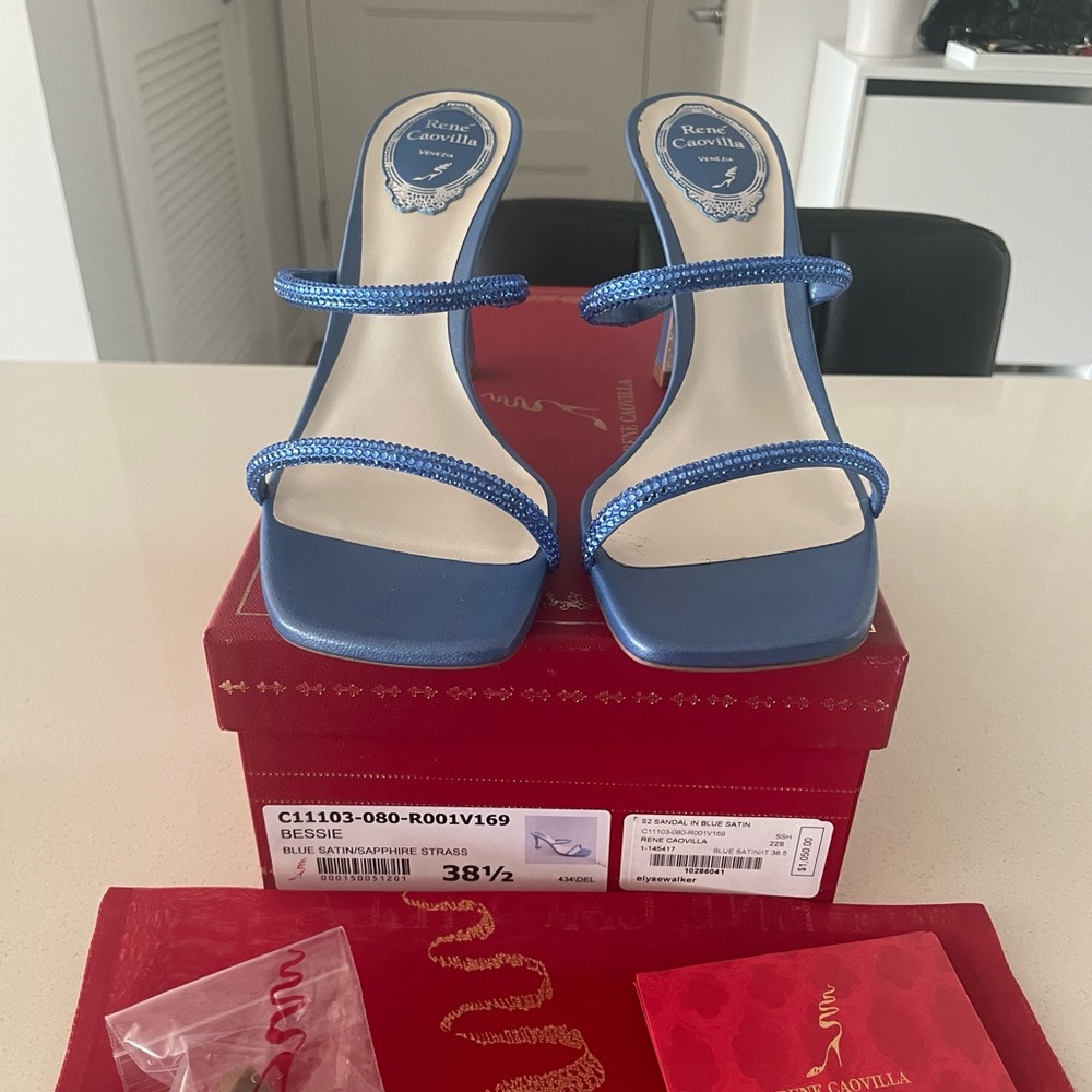 SOLD Rene Caovilla Bessie Crystal Sandals - Picture 2 of 11
